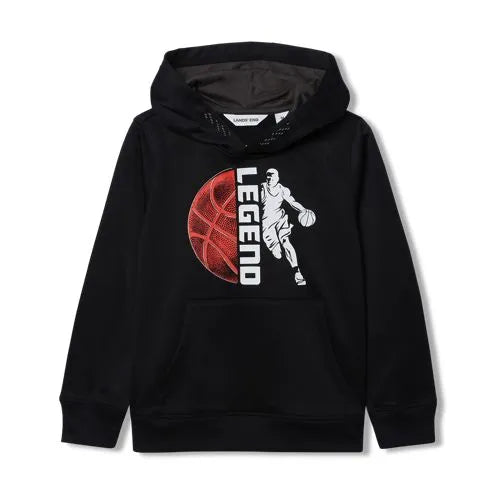 Kids Athletic Lightweight Hooded Sweatshirt