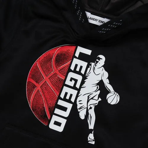 Kids Athletic Lightweight Hooded Sweatshirt