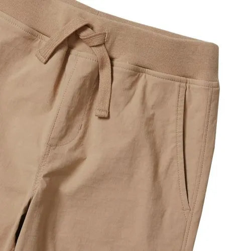 Boys Iron Knee Stretch Jersey Lined Pull On Pants