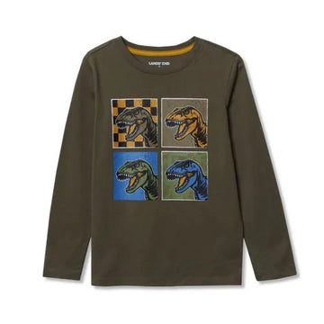 Boys Long Sleeve Graphic Tee