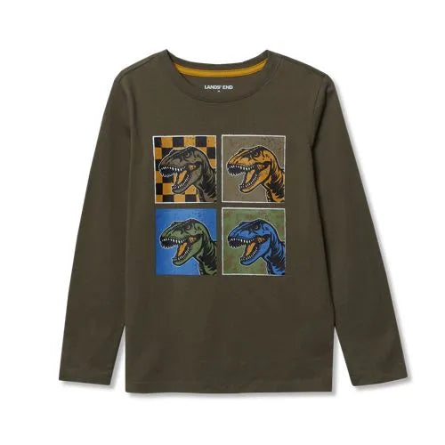 Boys Long Sleeve Graphic Tee