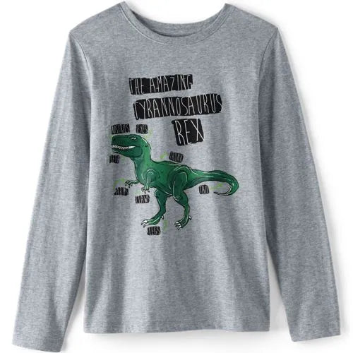 Boys Long Sleeve Graphic Tee