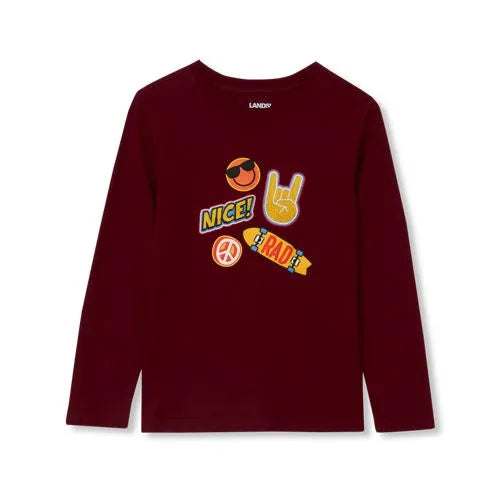 Boys Long Sleeve Graphic Tee