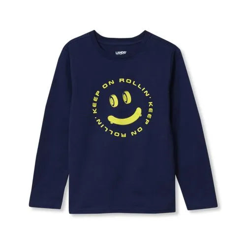 Boys Long Sleeve Graphic Tee
