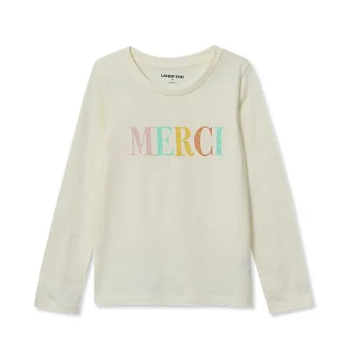 Girls Long Sleeve Graphic Tee