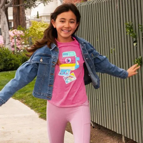 Girls Long Sleeve Graphic Tee