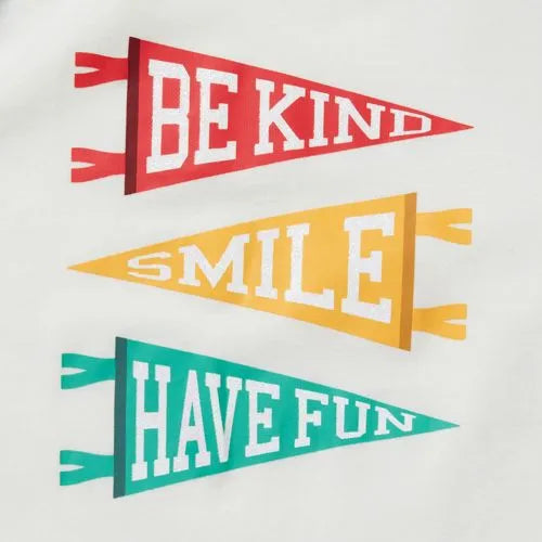 Girls Long Sleeve Raglan Graphic T-Shirt