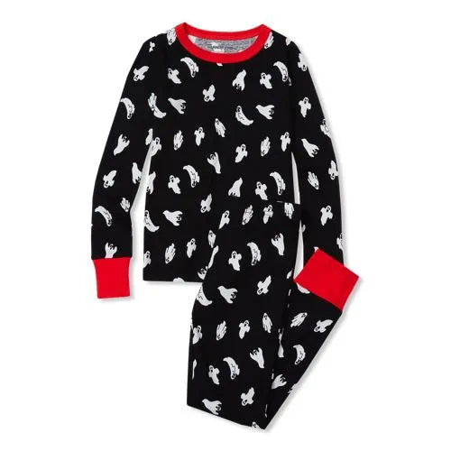 Kids Long Sleeve Top and Bottom Snug Fit Pajama Set