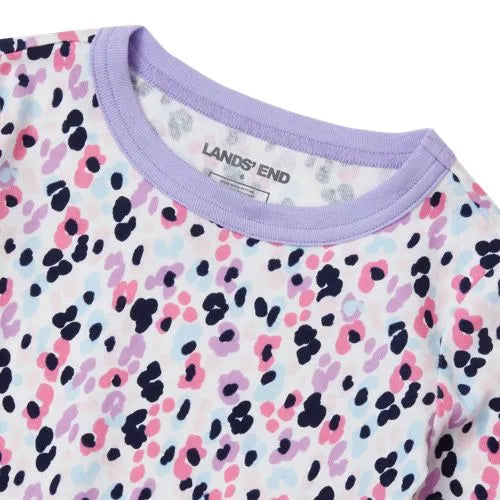 Kids Long Sleeve Top and Bottom Snug Fit Pajama Set