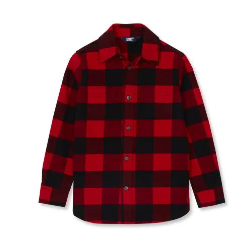 Kids Long Sleeve Flannel Shirt