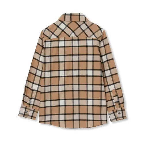 Kids Long Sleeve Flannel Shirt