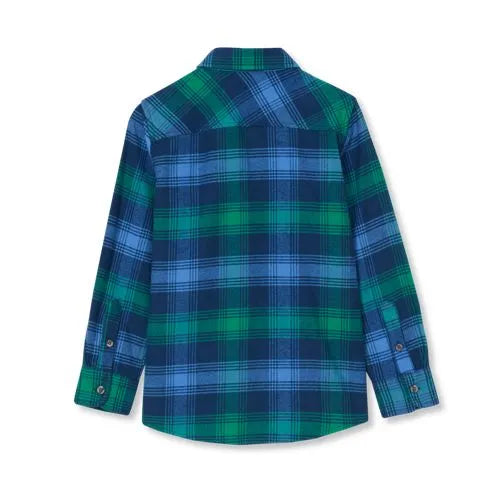 Kids Long Sleeve Flannel Shirt