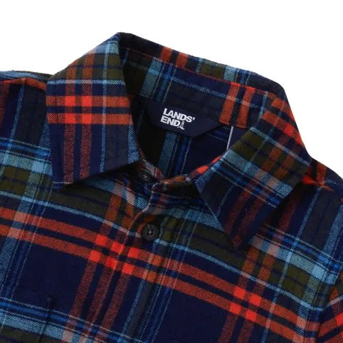 Kids Long Sleeve Flannel Shirt