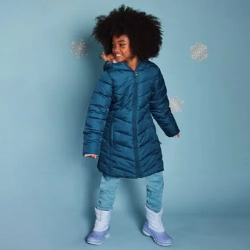 Girls Fleece Lined Parka