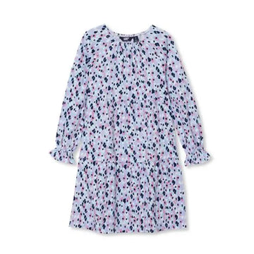 Girls Long Sleeve Tiered Knit Dress