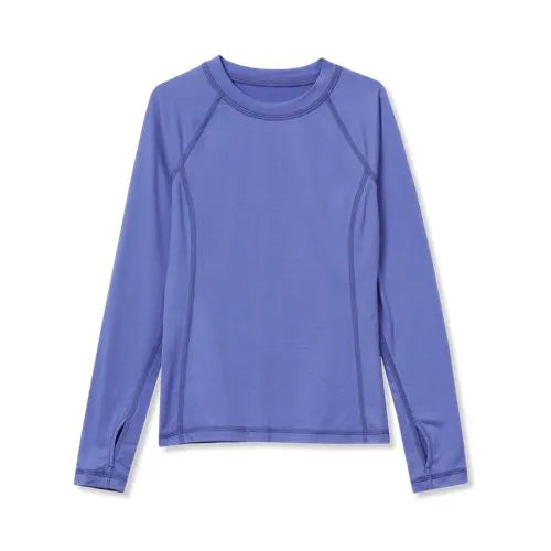 Girls Thermal Base Layer Long Underwear Thermaskin Crew Neck Shirt