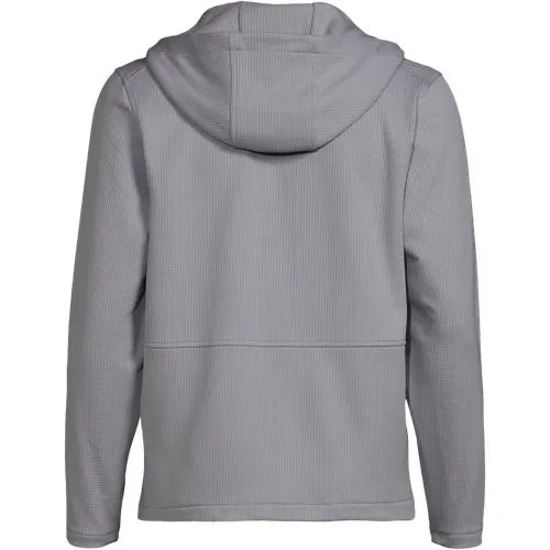 Unisex Grid Tech Hooded Zip Front Jacket