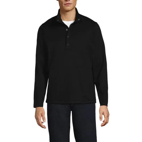 Unisex Grid Tech Snapneck Pullover Shirt