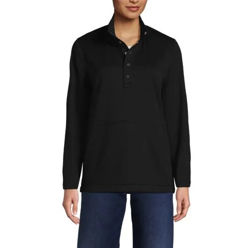Unisex Grid Tech Snapneck Pullover Shirt