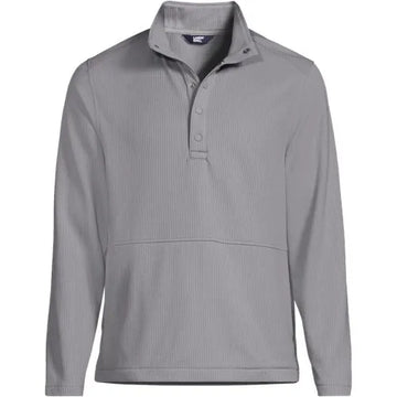 Unisex Grid Tech Snapneck Pullover Shirt