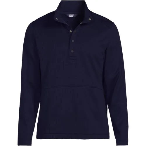 Unisex Grid Tech Snapneck Pullover Shirt