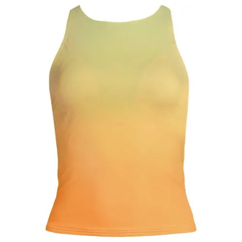 Women's Mastectomy Tugless High Neck Strappy Back Tankini Swimsuit Top