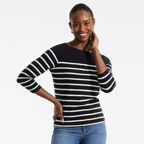 Women's Mariner Jersey Boatneck Top