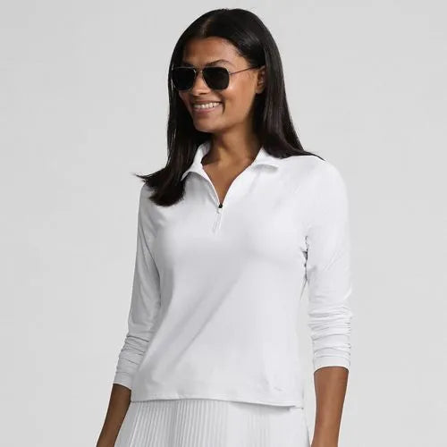 Women's SunShade UPF 50 Quarter Zip Rash Guard
