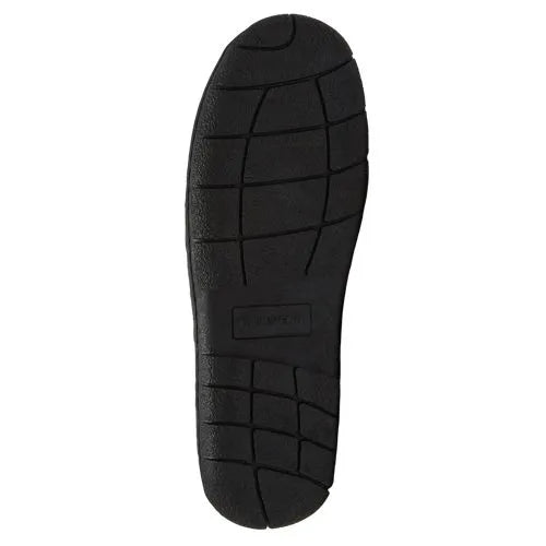 Men's Flannel Lined Suede Slip On Moccasin Slippers
