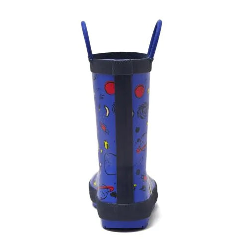 Toddlers Pull On Splash Rubber Rain Boots