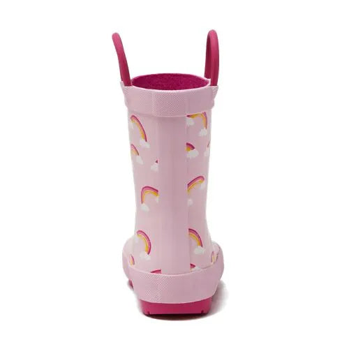 Toddlers Pull On Splash Rubber Rain Boots