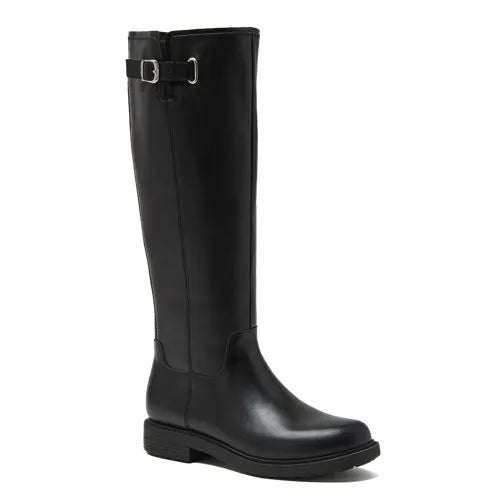 Women's Leather Knee High Riding Boots