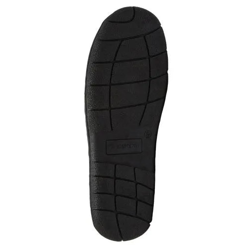 Men's Fuzzy Lined Suede Moccasin Slippers