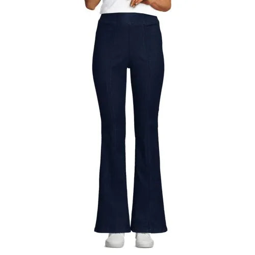 Women's Adaptive Lycra High Rise Pull On Flare Jeans