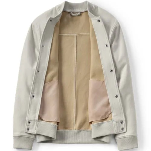 Men's Bonded Twill Varsity Jacket