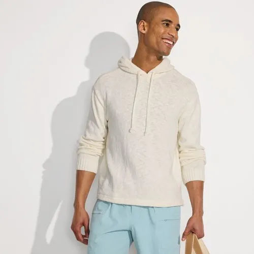 Men's Slub Hoodie Sweater