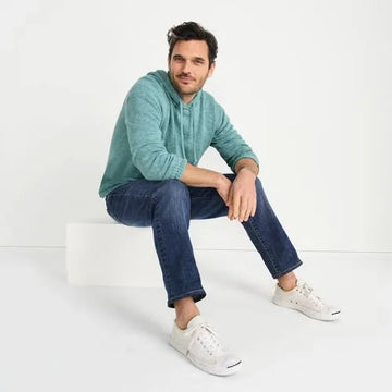 Men's Slub Hoodie Sweater