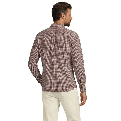 Men's Long Sleeve Seersucker Shirt