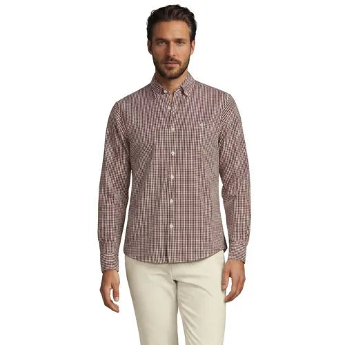 Men's Long Sleeve Seersucker Shirt