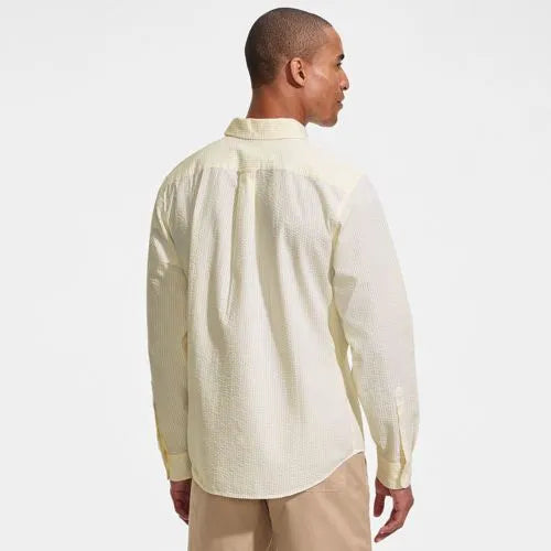 Men's Long Sleeve Seersucker Shirt