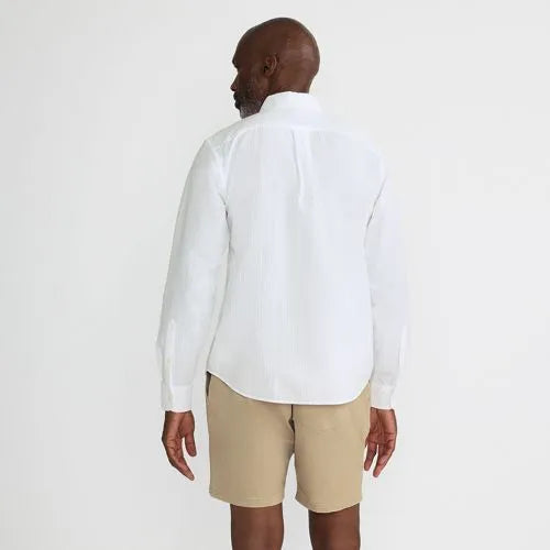 Men's Long Sleeve Seersucker Shirt