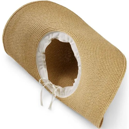 Facesaver Wide Brim Straw Hat