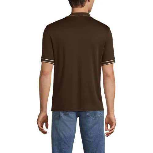 Men's Short Sleeve Tipped Welt Pocket Supima Polo