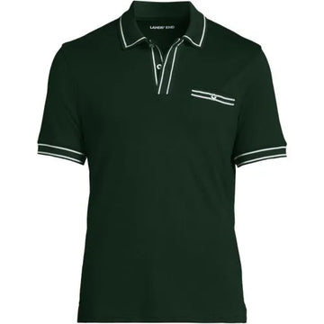 Men's Short Sleeve Tipped Welt Pocket Supima Polo