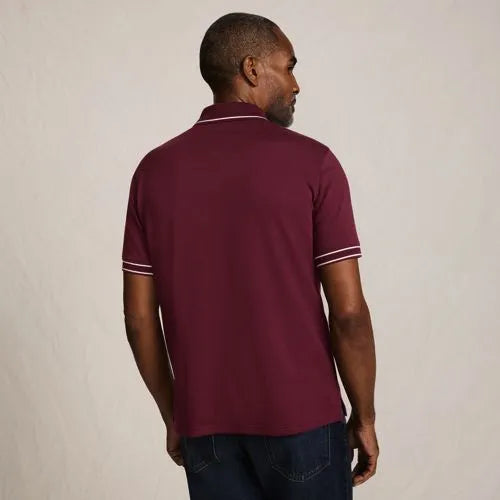 Men's Short Sleeve Tipped Welt Pocket Supima Polo