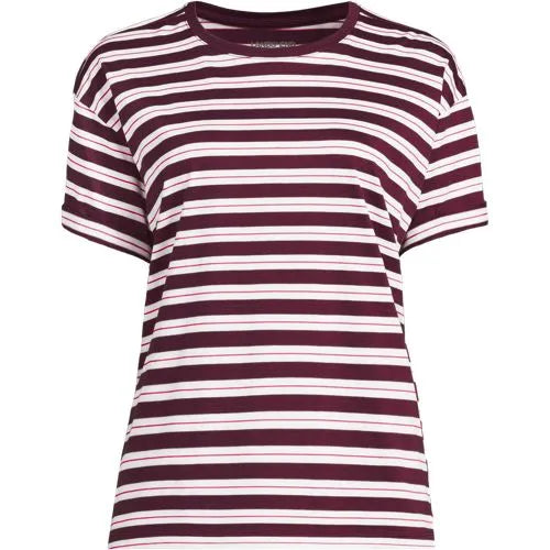 Women's Oversized Supima Short Sleeve Crew Neck T-Shirt
