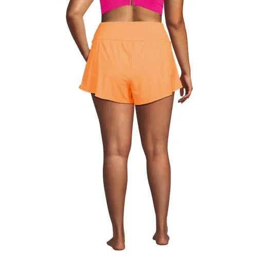 Women's 3" Pinchless Flutter Swim Short with Panty
