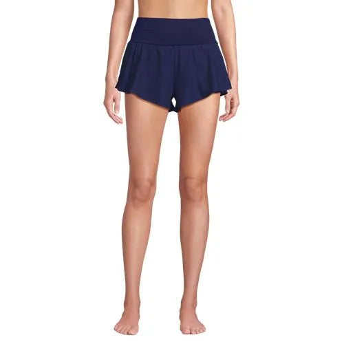 Women's 3" Pinchless Flutter Swim Short with Panty