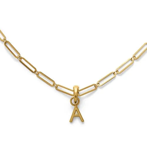 Water-Resistant Letter Charm
