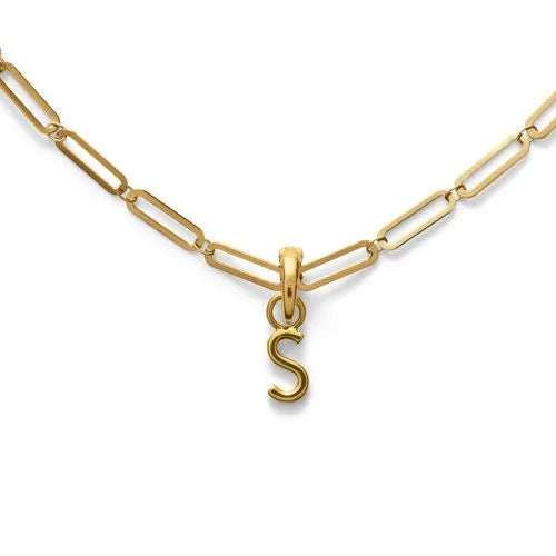 Water-Resistant Letter Charm